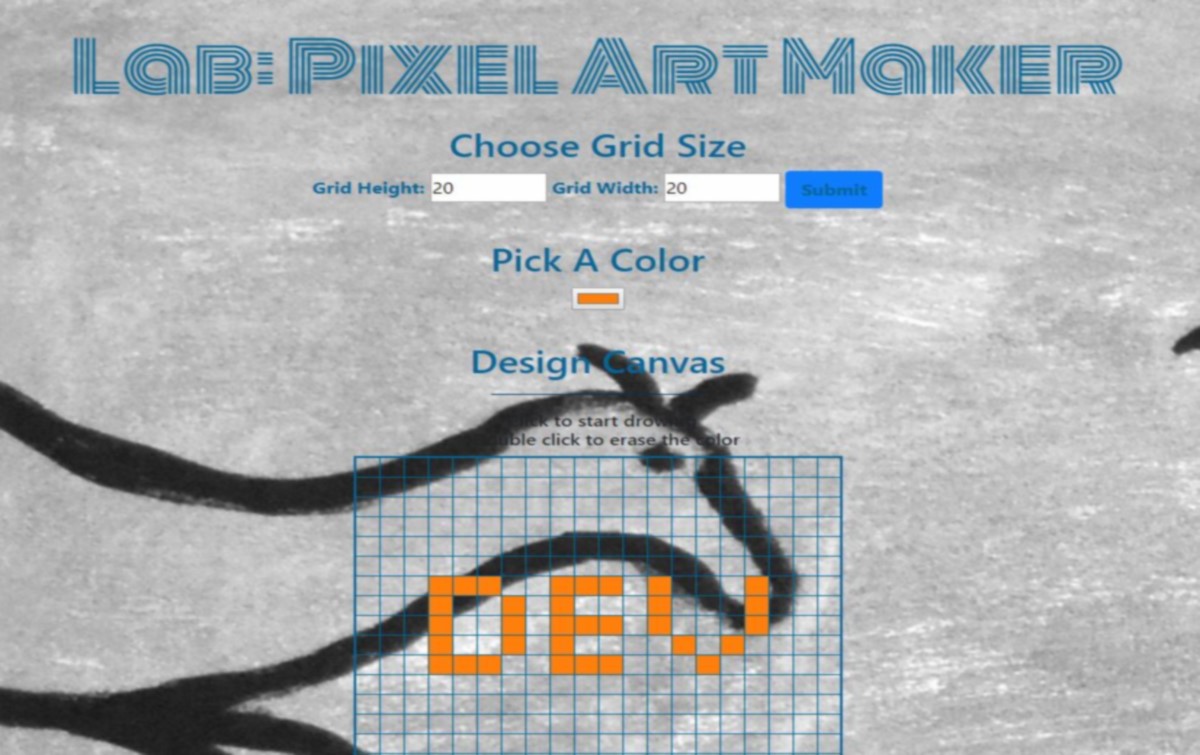 Pixel Art Maker Project